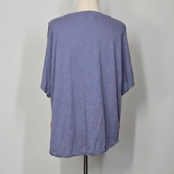 FREE PEOPLE WTF dusk to dawn tee top Sz XS - Picture 5 of 8